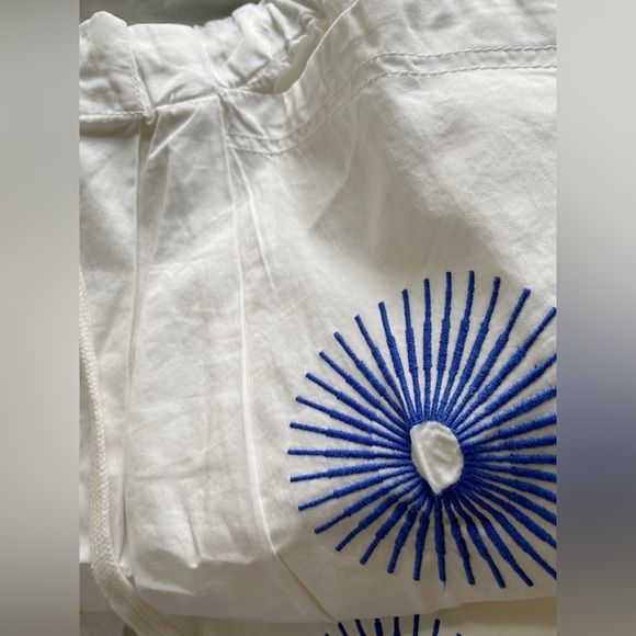 Anthropologie Pilcro The Slacker Embroidered Parachute Pants new nwt size L - Picture 7 of 7